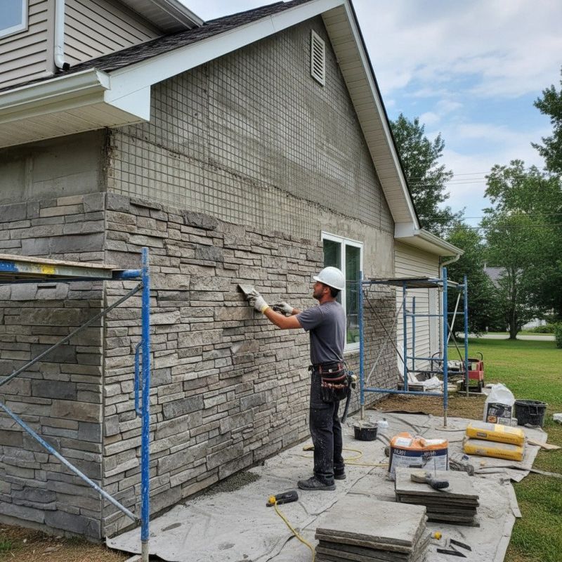 Brick Veneer Siding Installation detail